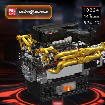 Mould King 10224 Valkyrie V12 Engine