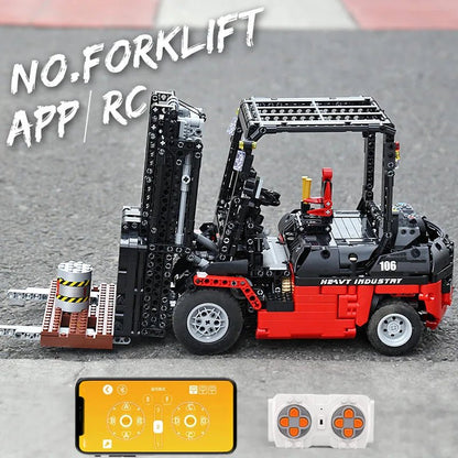Mould King 13106 - Motorized Forklift Building Block Set