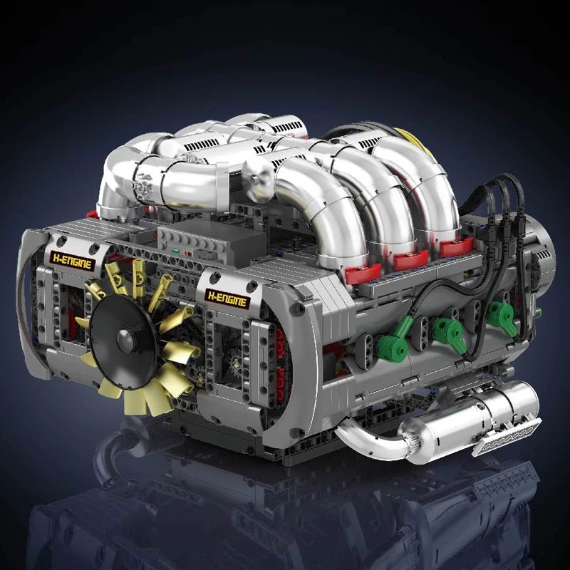Mould King 10181 Motorized Flat Engine