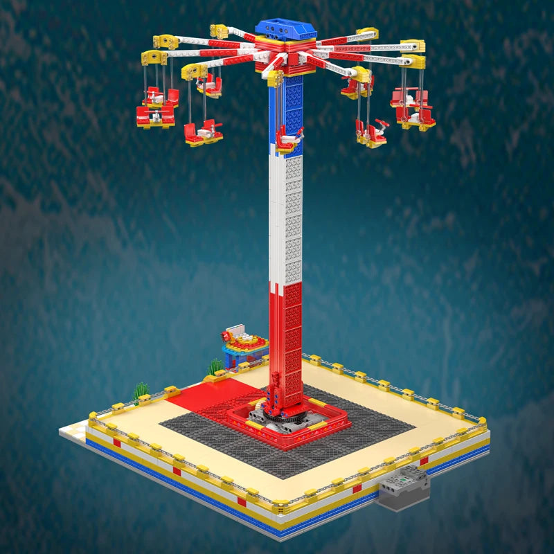 Mould King 11016 Motorized Flying Swing Ride - Building Block Set