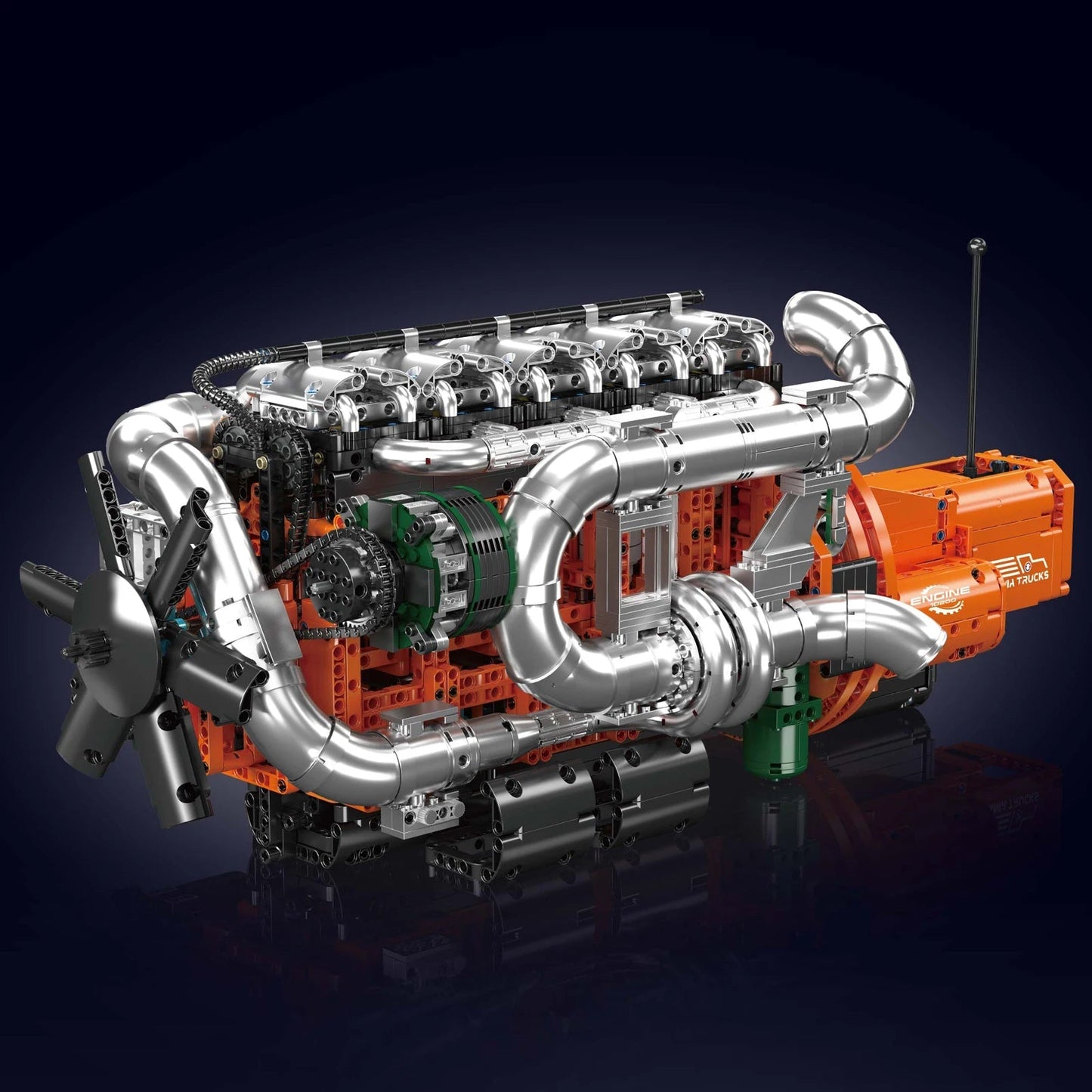 Mould King 10200 Motorized Truck Engine - Technical Building Kit