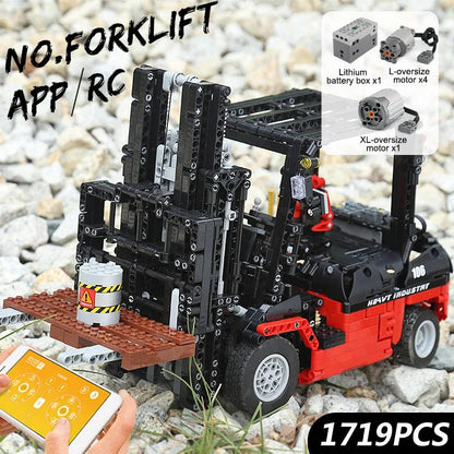 Mould King 13106 - Motorized Forklift Building Block Set