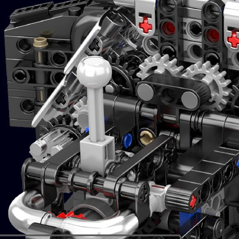 Mould King 10230 - Motorized A8 W12 Engine Building Block Set