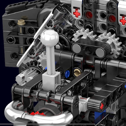Mould King 10230 - Motorized A8 W12 Engine Building Block Set