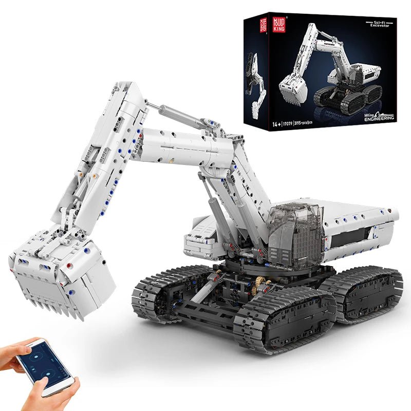 Mould King 17079 RC Sci-Fi Excavator - Technical Building Block Set