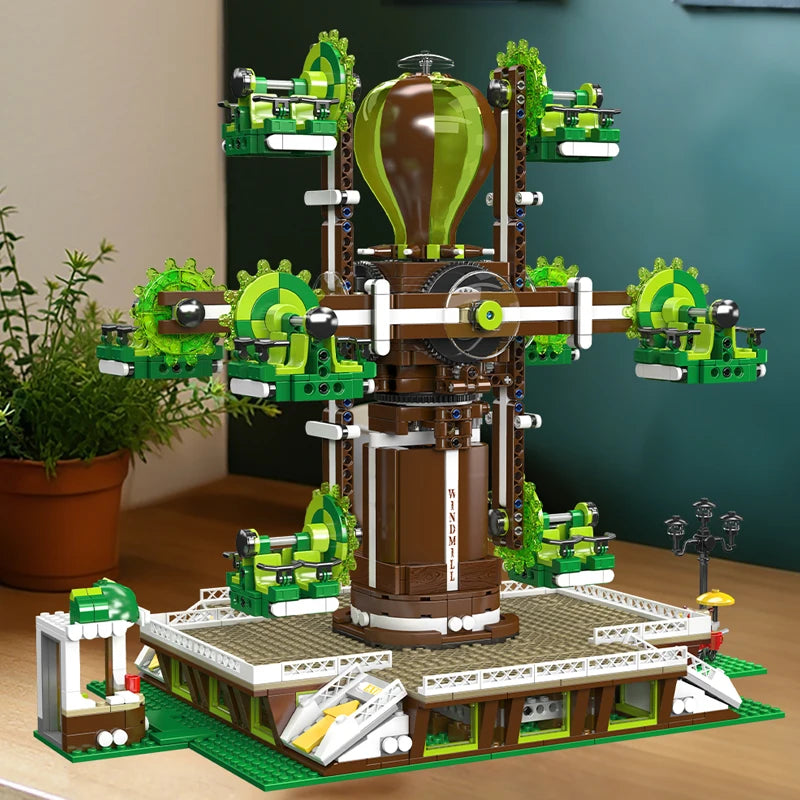 Mould King 11026 Motorized Windmill - Building Block Set