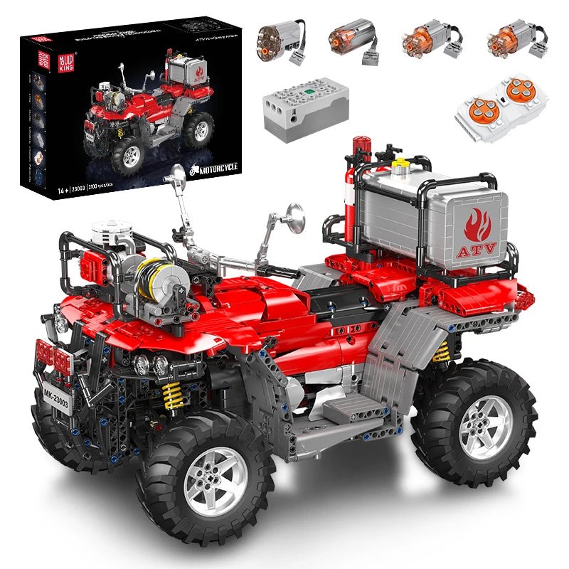 Mould King 23003 RC Fire ATV - Technical Building Block Set