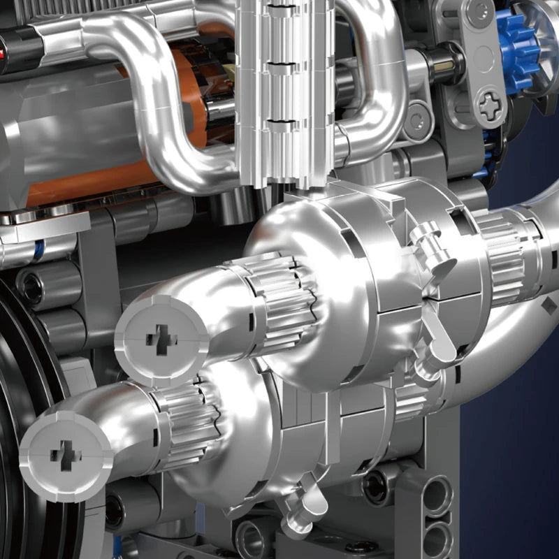 Mould King 10215 Supercar Engine