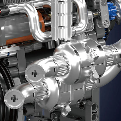 Mould King 10215 Supercar Engine