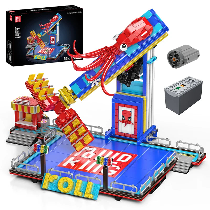 Mould King 11015 Motorized Octopus Ride