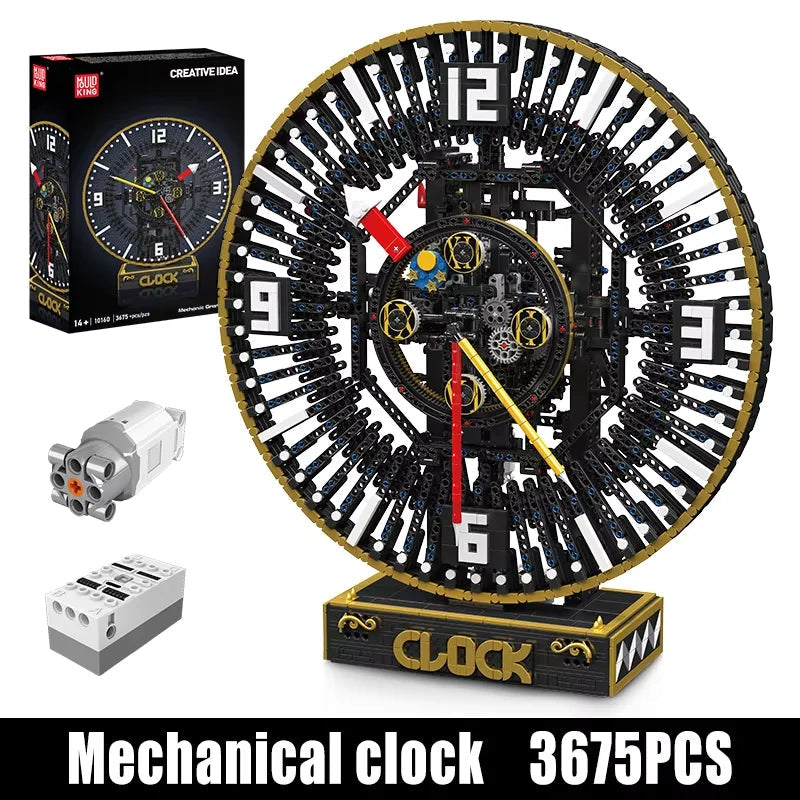 Mould King 10160 Motorized Mechanical Grand Clock - STEM Building Kit