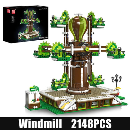 Mould King 11026 Motorized Windmill - Building Block Set