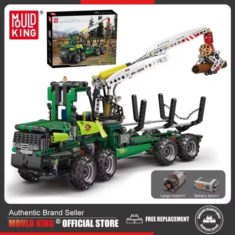 MOULD KING 19006 Pneumatic Forest Machine Truck
