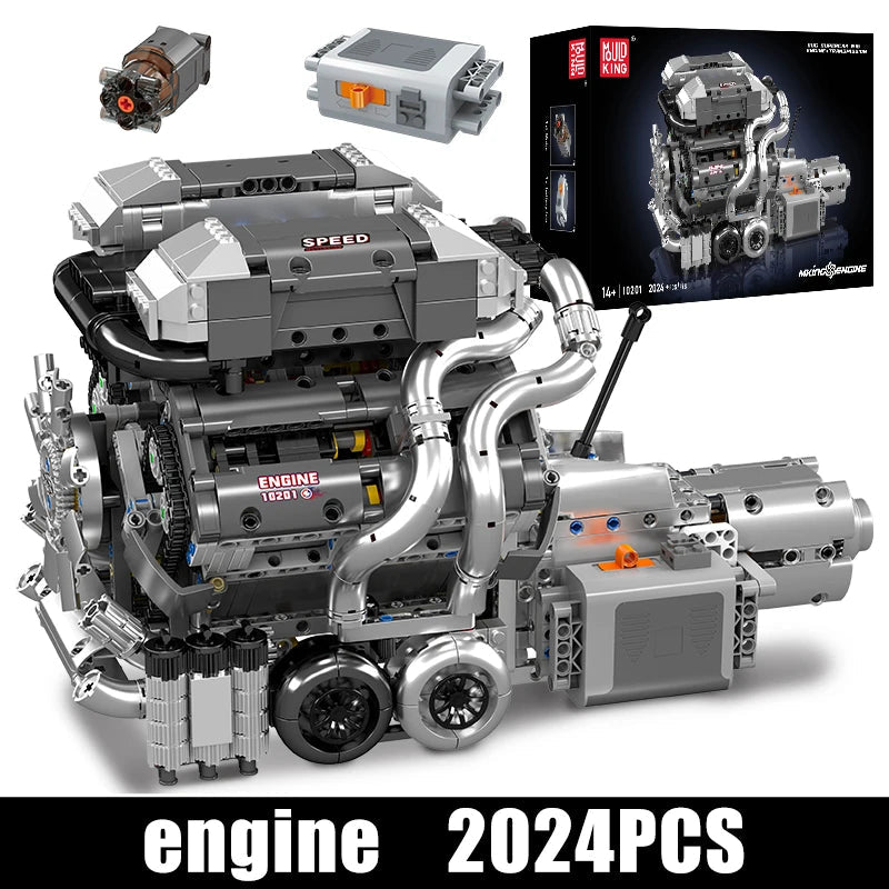 Mould King 10201 W16 Supercar Engine