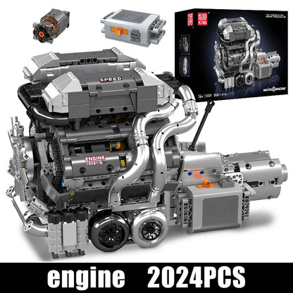 Mould King 10201 W16 Supercar Engine