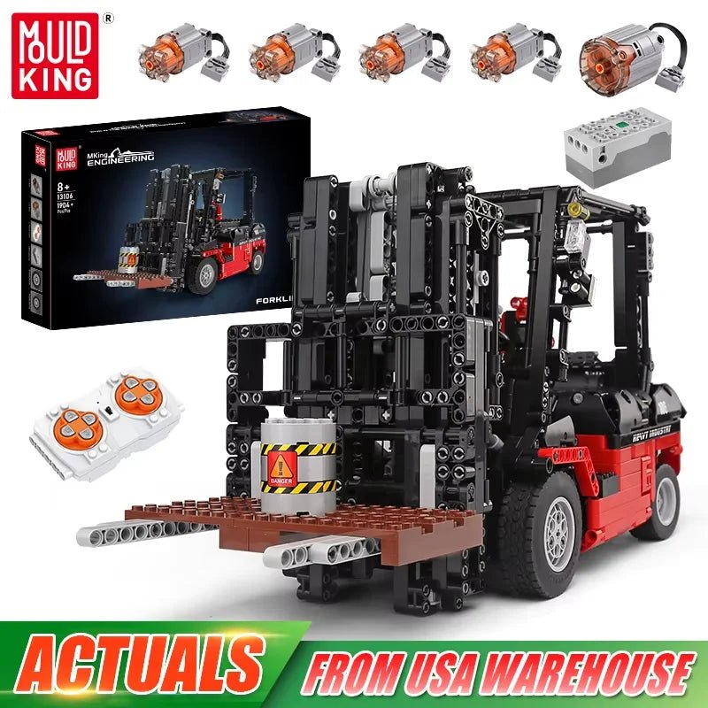 Mould King 13106 - Motorized Forklift Building Block Set