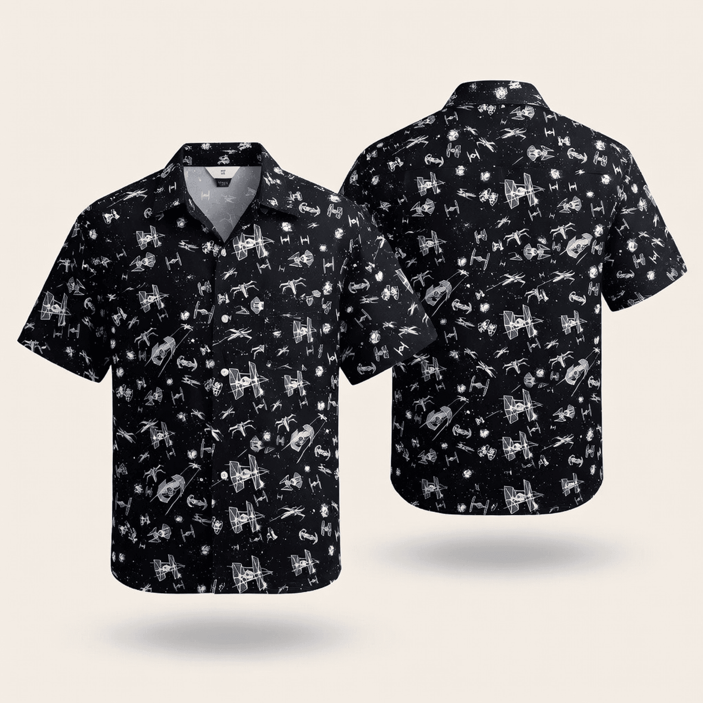 Galactic Spaceship Premium Hawaiian Shirt - Galaxy Aloha
