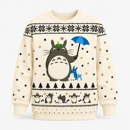 Forest Spirit Winter Wonderland All Over Print Hoodie - Anime Fan Apparel